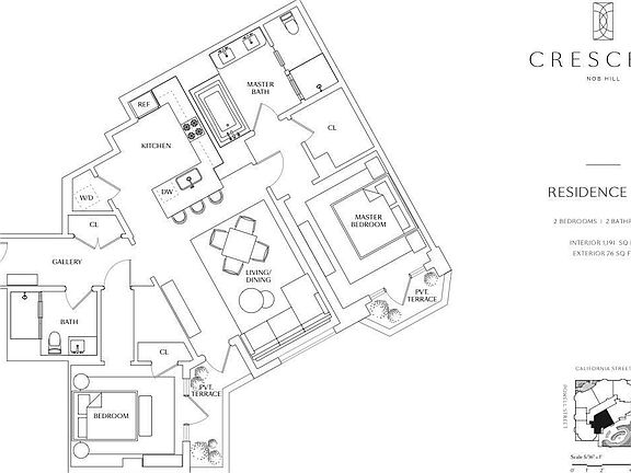 2nd image of 875 California St #604