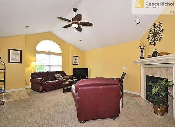 Vaulted ceilings throughout.