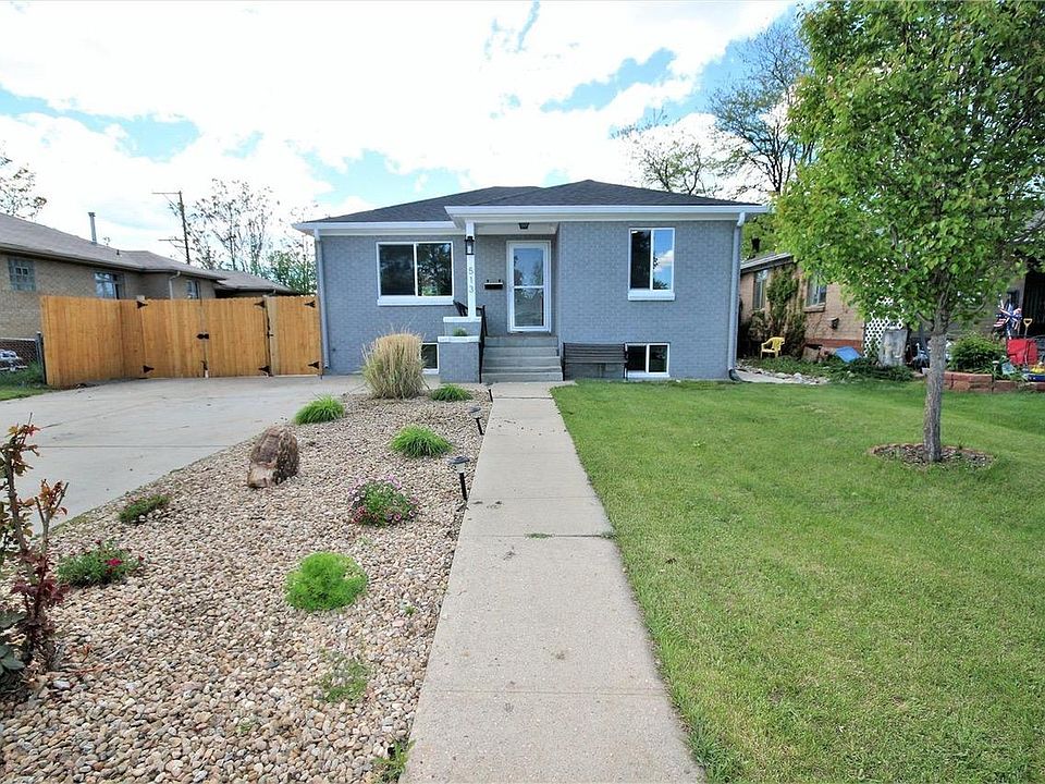 Front of House with off street parking on the left