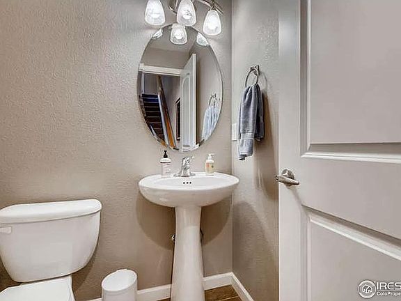 Main level half bath