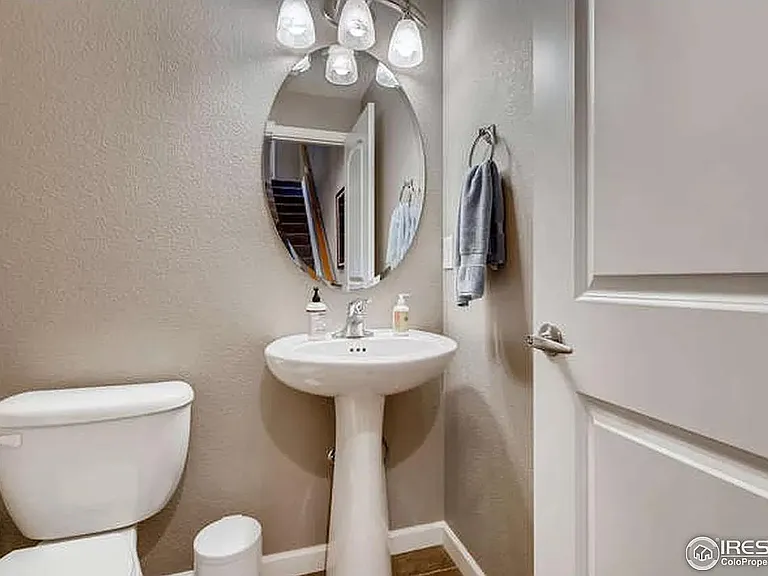 Main level half bath