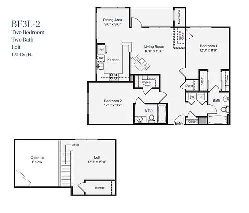 Floor plan BF3L-2