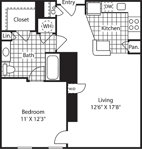 Floor plan Hudson (A12)