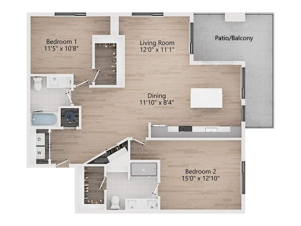 Floor plan B7