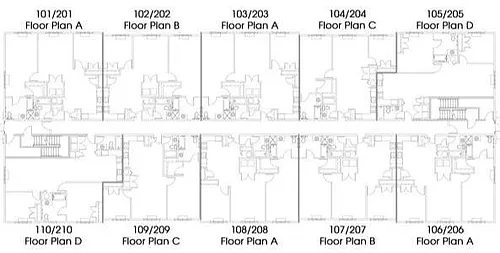 Floor plan Luxury Unit