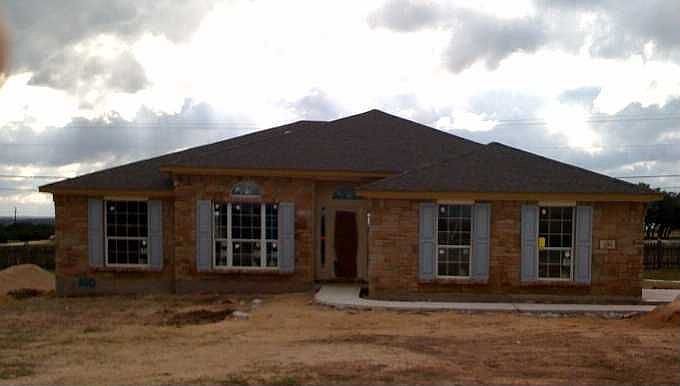 Stone exterior on one acre homesite