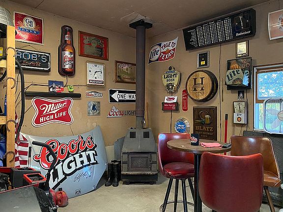 Man cave in garage