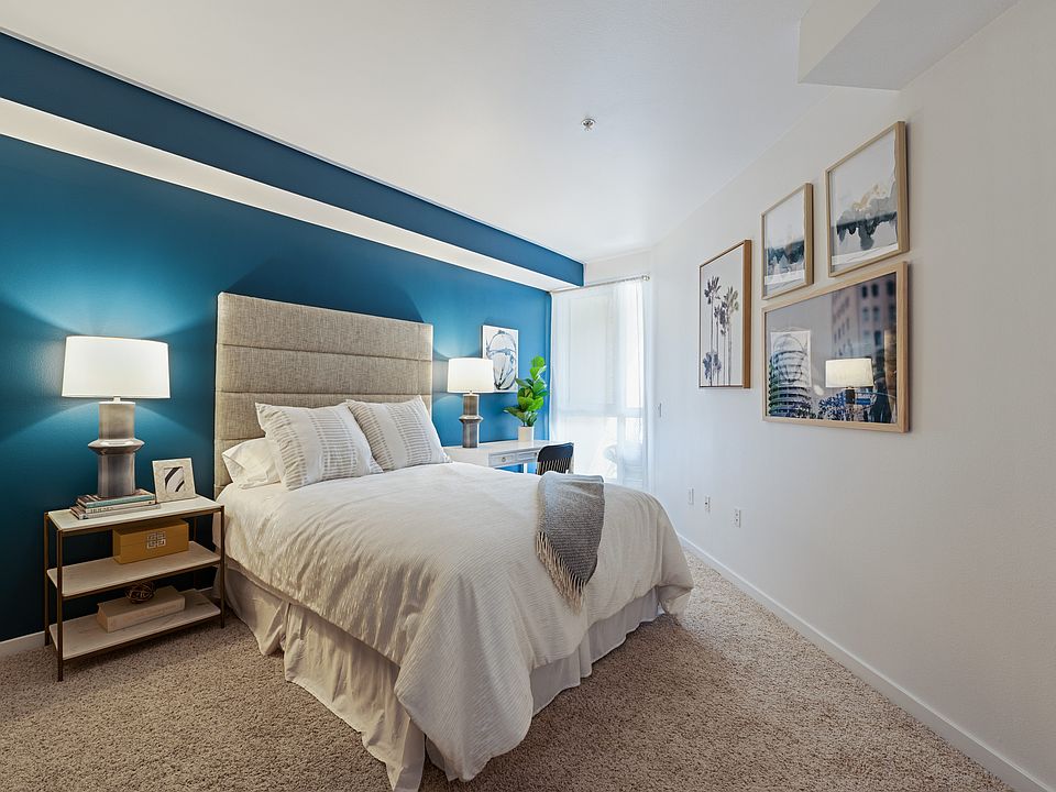 7950 West Sunset Los Angeles, CA One Bedroom Model Bedroom