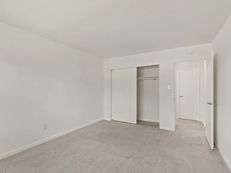 First Bedroom in 2-Bedroom First-level Floor Plan