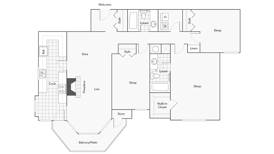Floor plan Dover