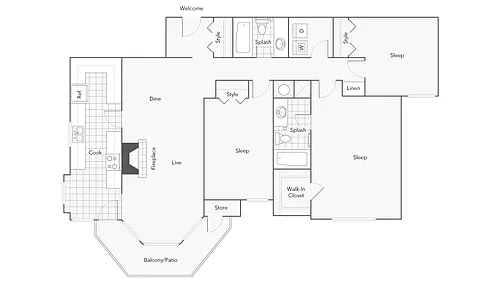 Floor plan Dover