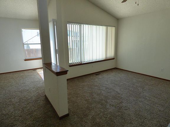 living/dining area and patio entrance