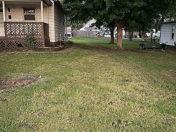 South side of house   