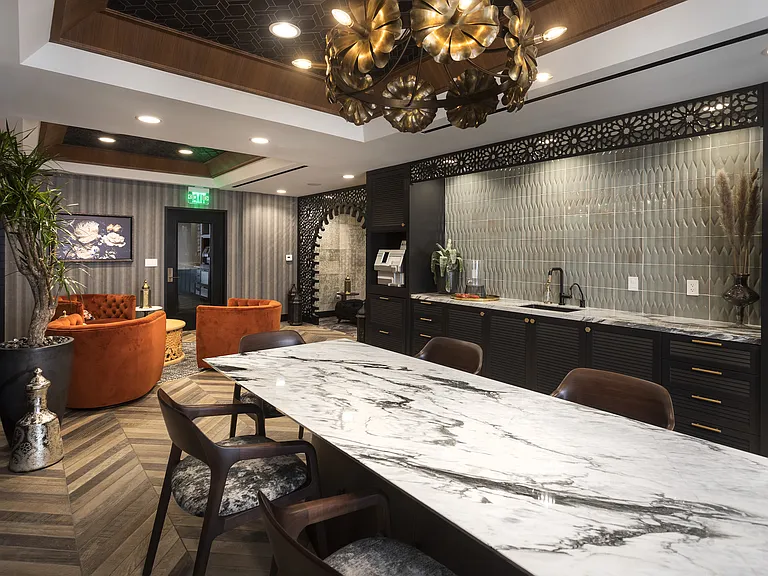 Clubhouse at Reveal Playa Vista in Playa Vista, CA.