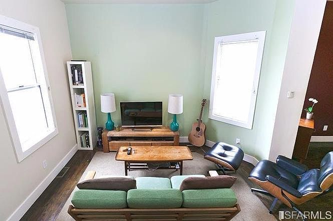 living room as furnished by last tenant