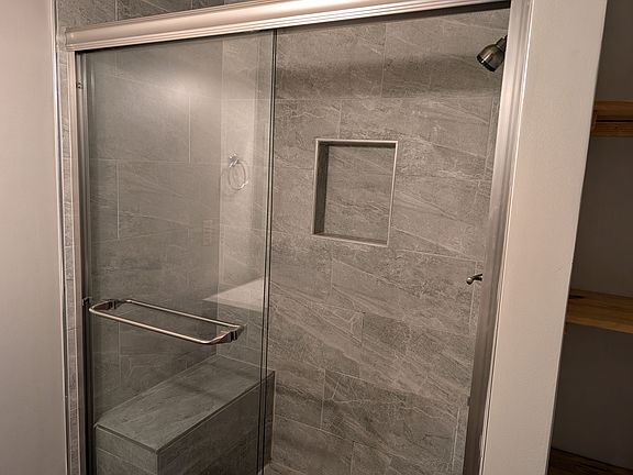 Remodeled primary bathroom.