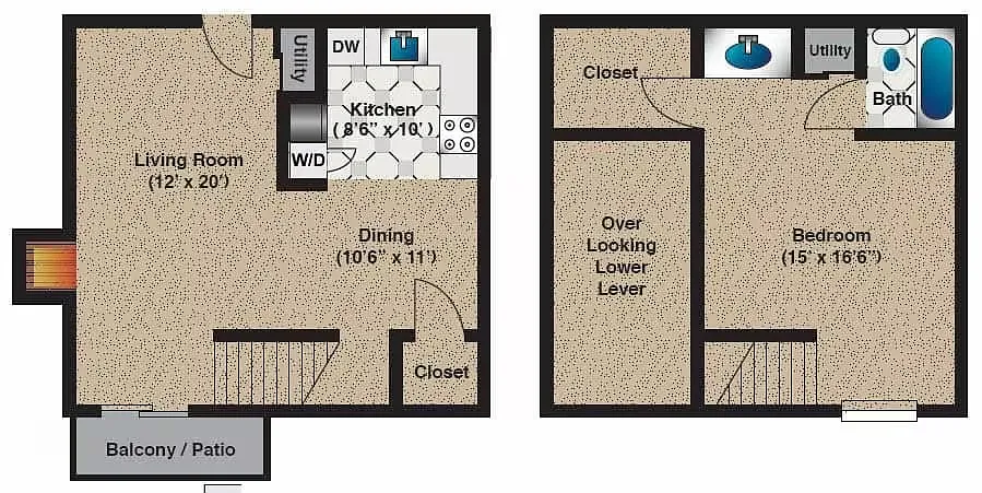 Floor plan Garnett (Loft)