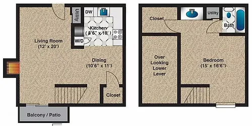 Floor plan Garnett (Loft)