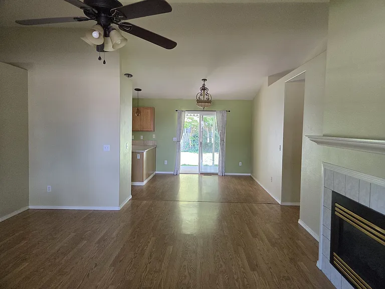 Living room looking toward dining
