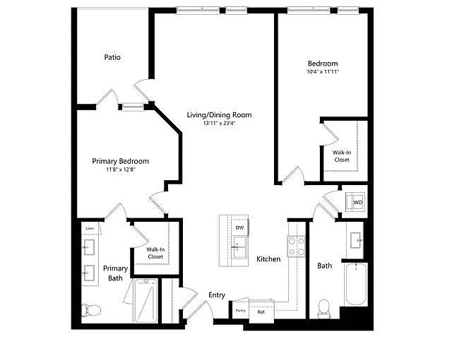 Floor plan 2-F