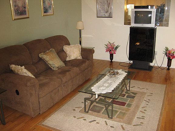 Large Wood Floor Living Room