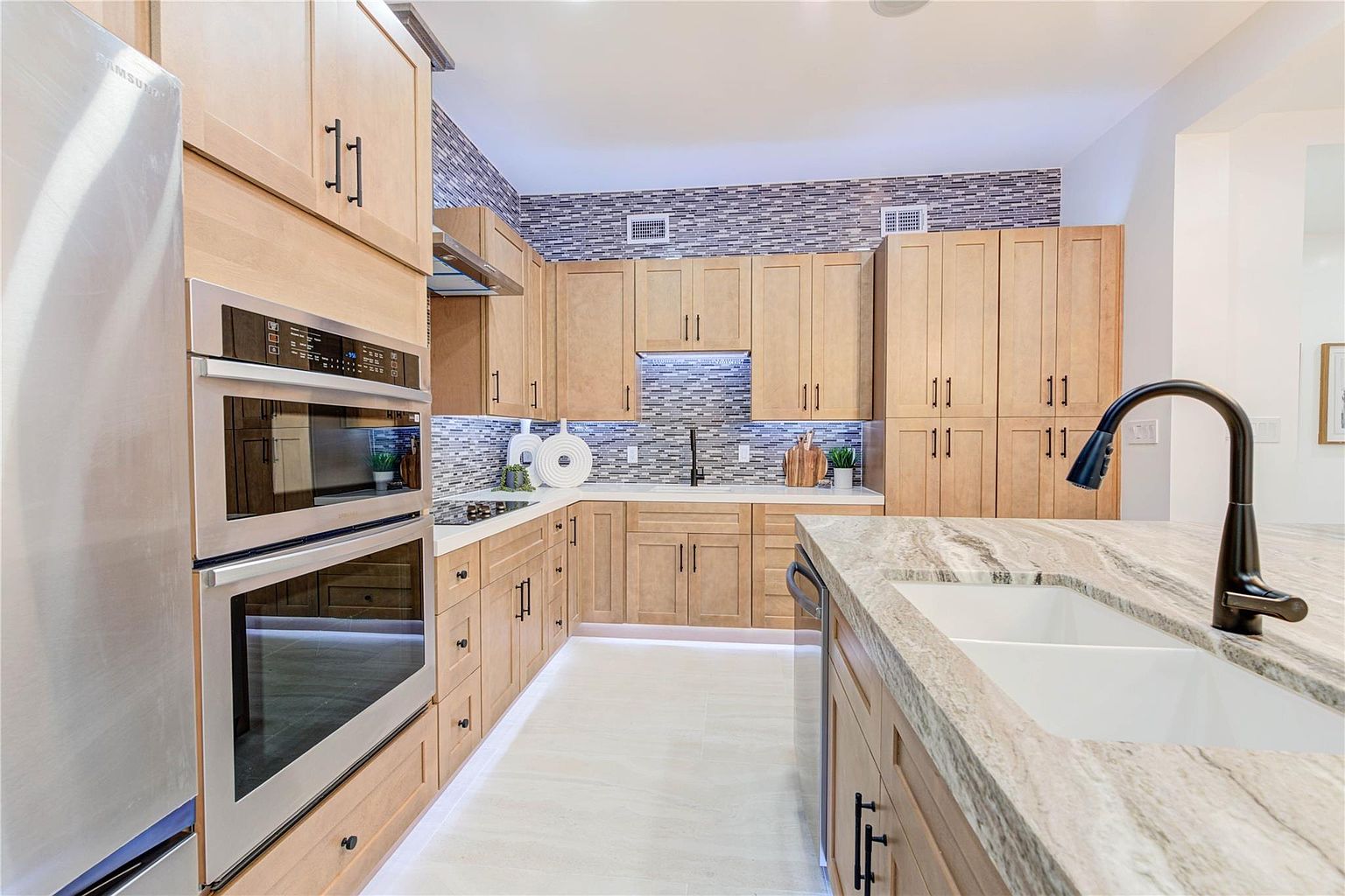 Home with bright interiors and well-maintained exterior