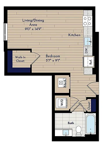 Floor plan A ST-D Visual Hearing
