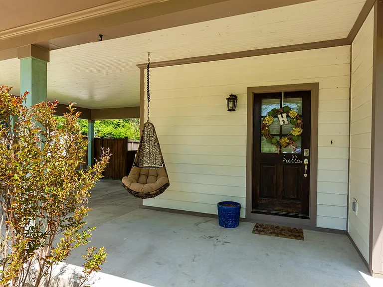 Covered front patio