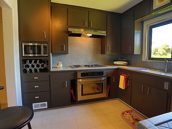 Sleek, Stainless Kitchen