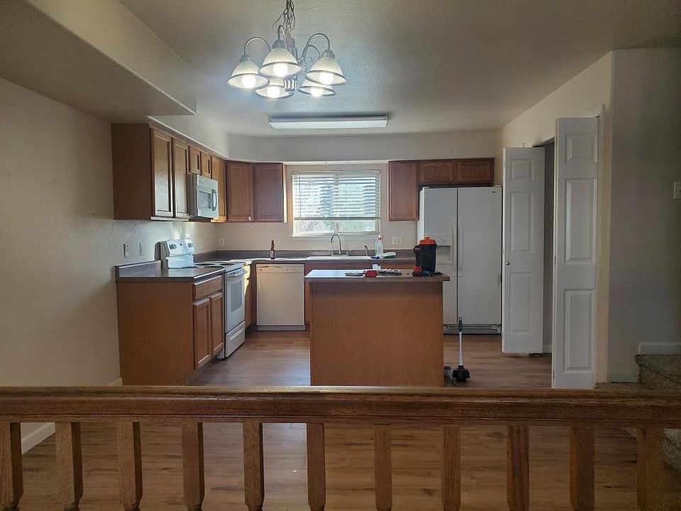 Dining room and kitchen