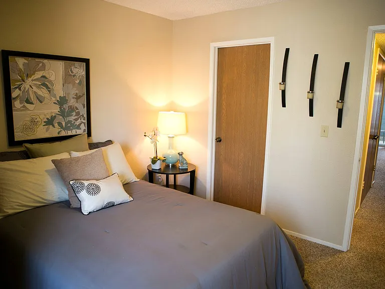 2x2 Hall Bedroom with Hall view