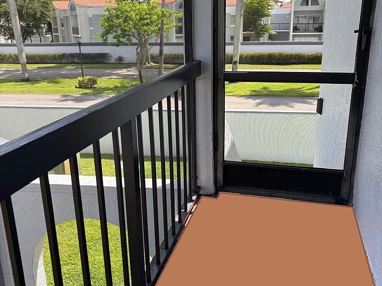 Unit Balcony entrance.