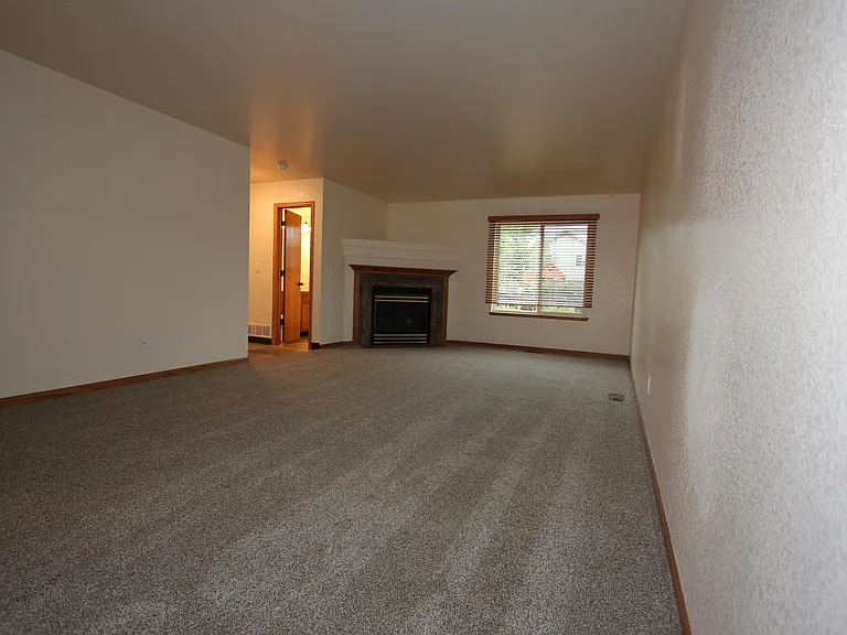 Living Room with gas fireplace
