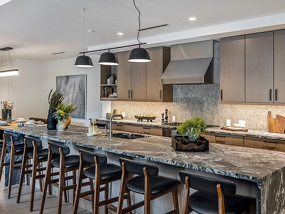 Large weathered granite counter