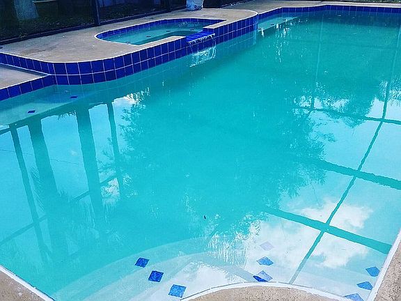 Pool refinished Feb 2017