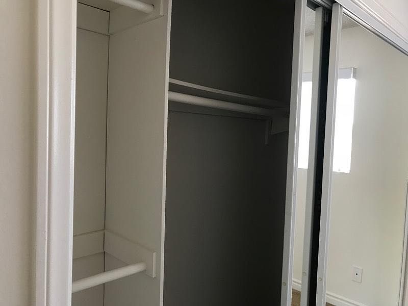 All units have closet organizers.
