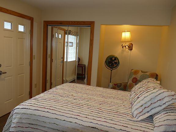 Master suite with private deck