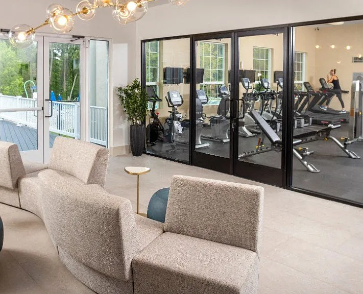 Clubhouse Entrance to Fitness Center