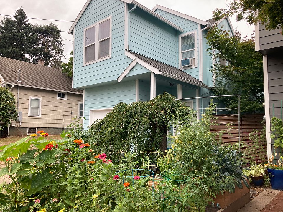 Bright and cheery front of home.