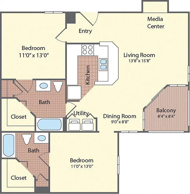 Floor plan Tuscany