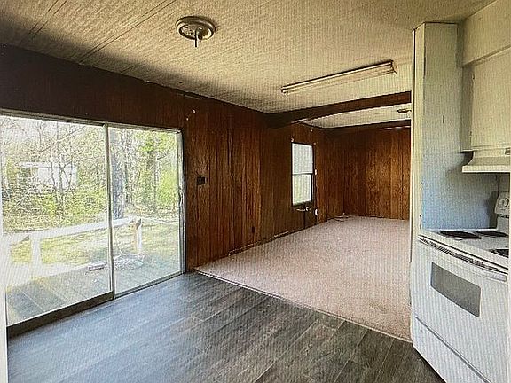 Open den and kitchen