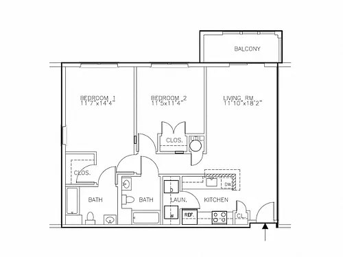 Floor plan The Middlesex