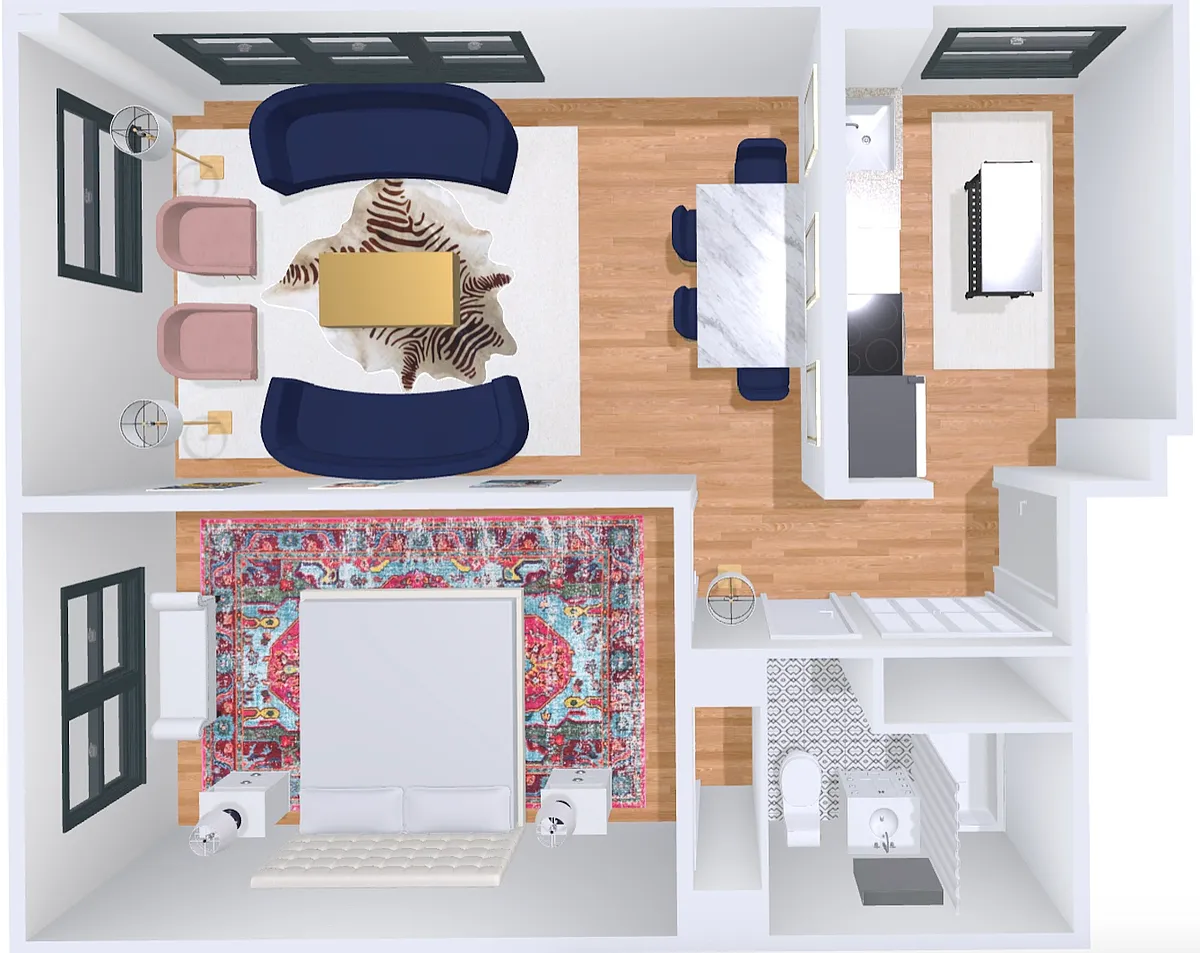 Floor plan 1 Bedroom