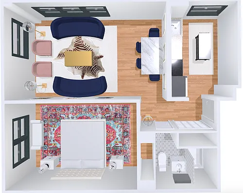 Floor plan 1 Bedroom