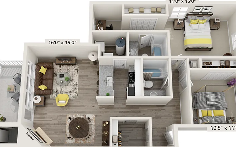 Floorplan 2B Floorplan 2B