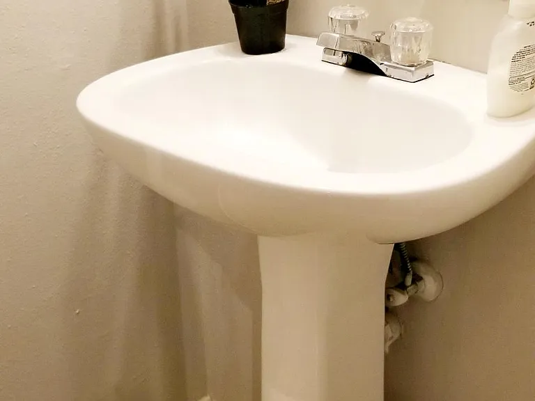 Downstairs half bath
