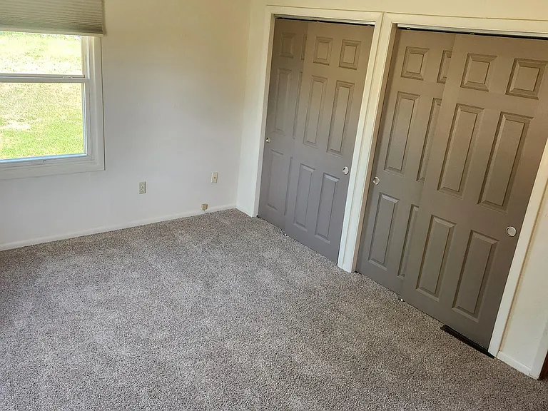 Master bedroom with double closet