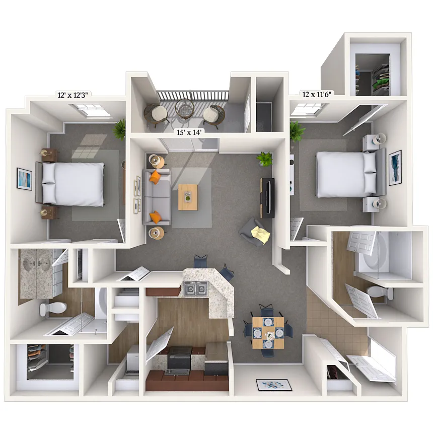 Floor plan 22A-B
