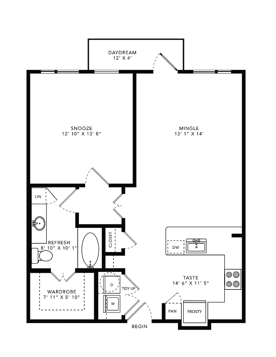 Floor plan A8