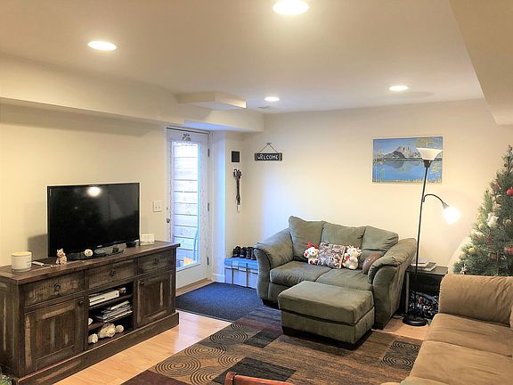 Living room with exit to private gated patio